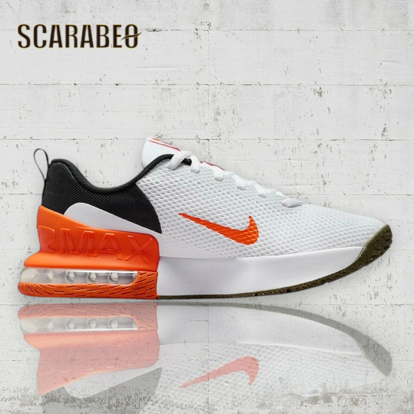 NIKE ナイキ エア マックス アルファ トレーナー 6 メンズ ワークアウトシューズ AIR MAX トレーニング ジム シューズ ホワイト×オレンジ fq1833-109