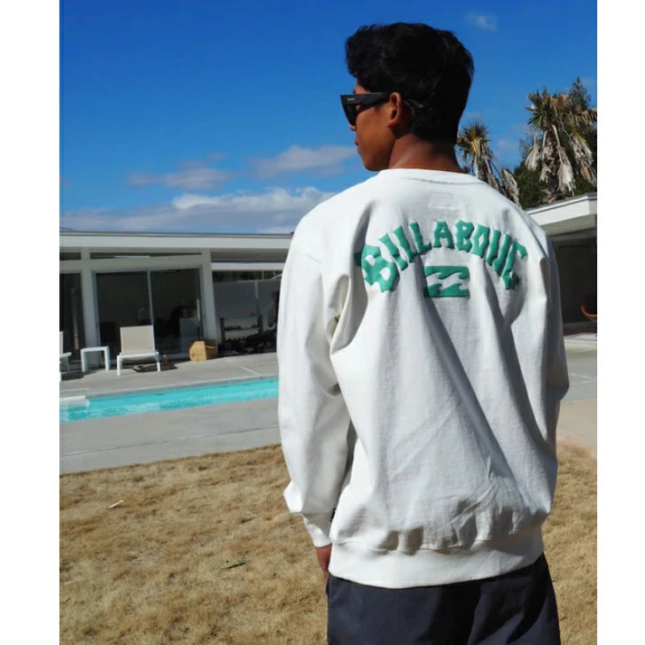 BILLABONG メンズ ARCH LOGO トレーナー スウェット プルオーバー オーバーフィット 2025秋冬モデル OFW bf012002