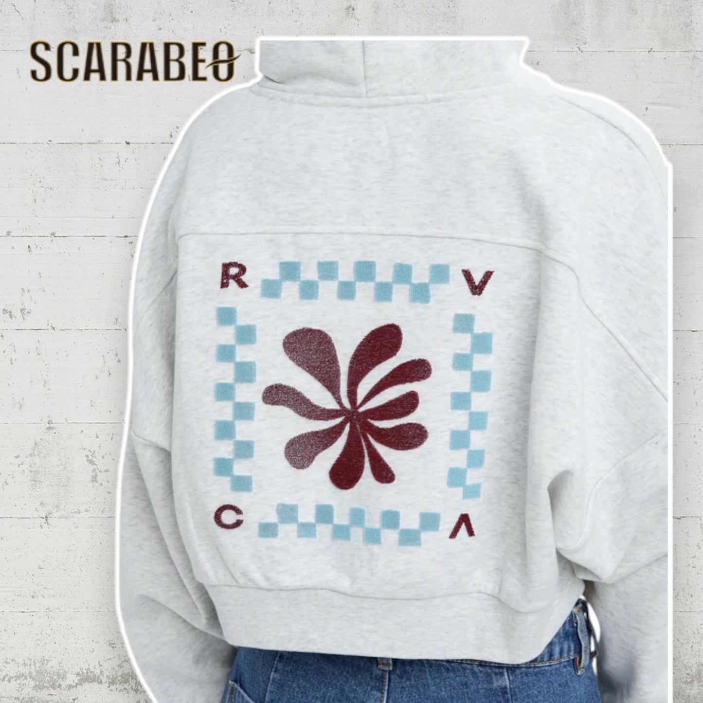 RVCA レディース COURT BALLOON FIT HOODIE パーカー バルーンシルエット クロップド丈 ドルマンスリーブ GRY 2025秋冬モデル BF044012 bf044012