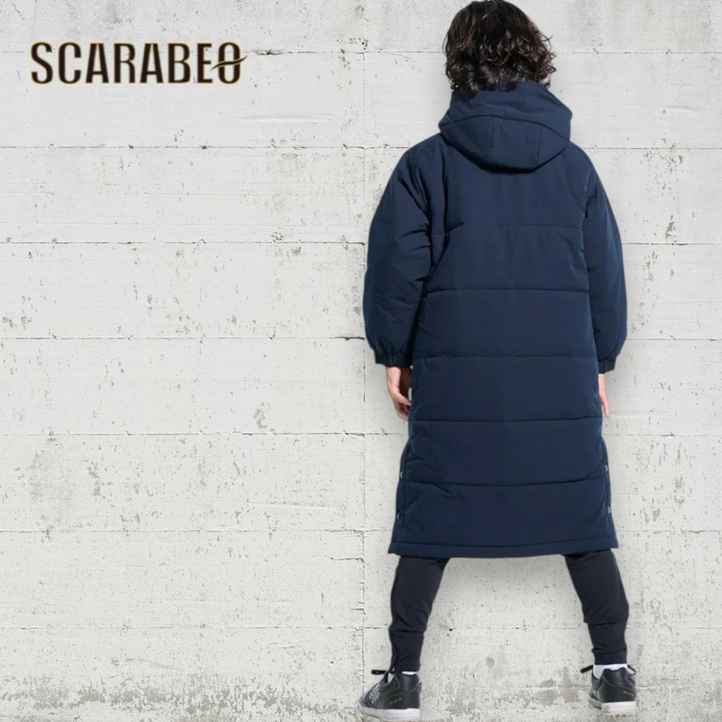 スボルメ SVOLME ジュニア 発熱中綿ベンチコート 1243-33304 ネイビー キッズ 子供用 サッカー フットサル 防寒コート 中綿ロングコート 1243-33304