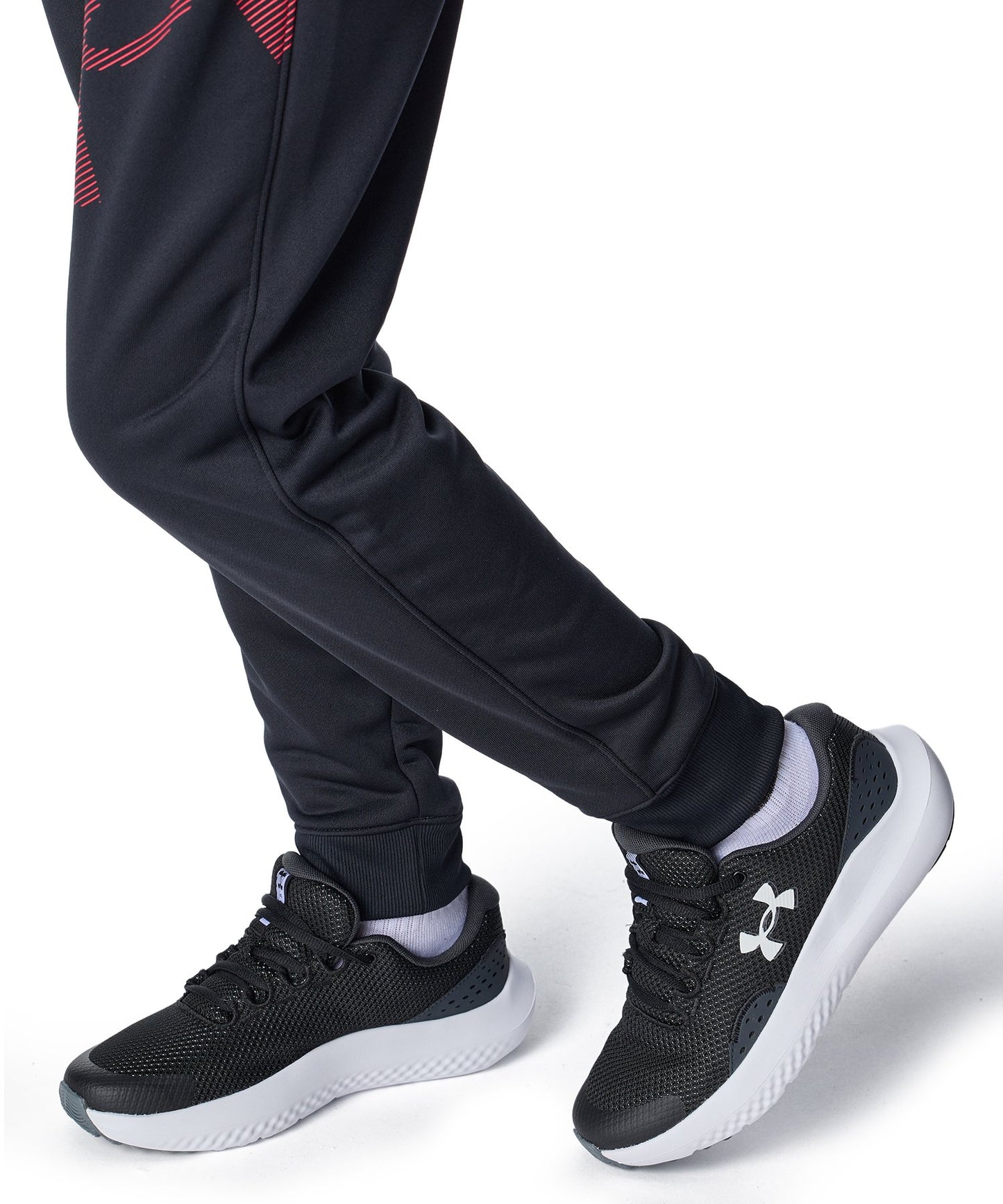 アンダーアーマー (UNDER ARMOUR) ジュニア キッズ ロングパンツ ジャージ テックテリー ビッグロゴ ジョガー パンツ 吸汗速乾 ルーズフィット 軽量 リブ仕様 ドライ トレーニング スポーツウェア 6007818