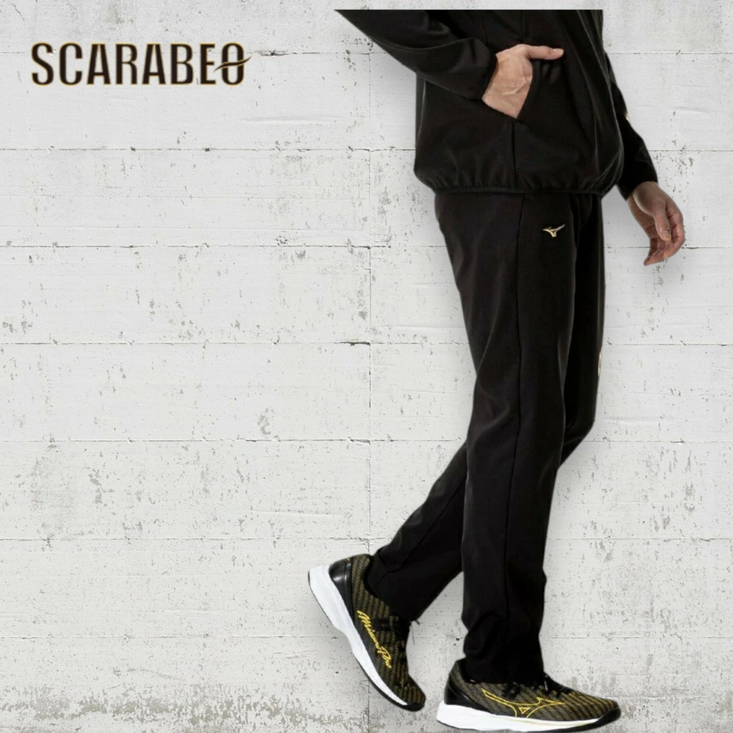 MIZUNO PRO ミズノプロ テックシールド パンツ ユニセックス 防風 ストレッチ トレーニングウェア ブラック 09 12JFBW7709 12jfcw7709