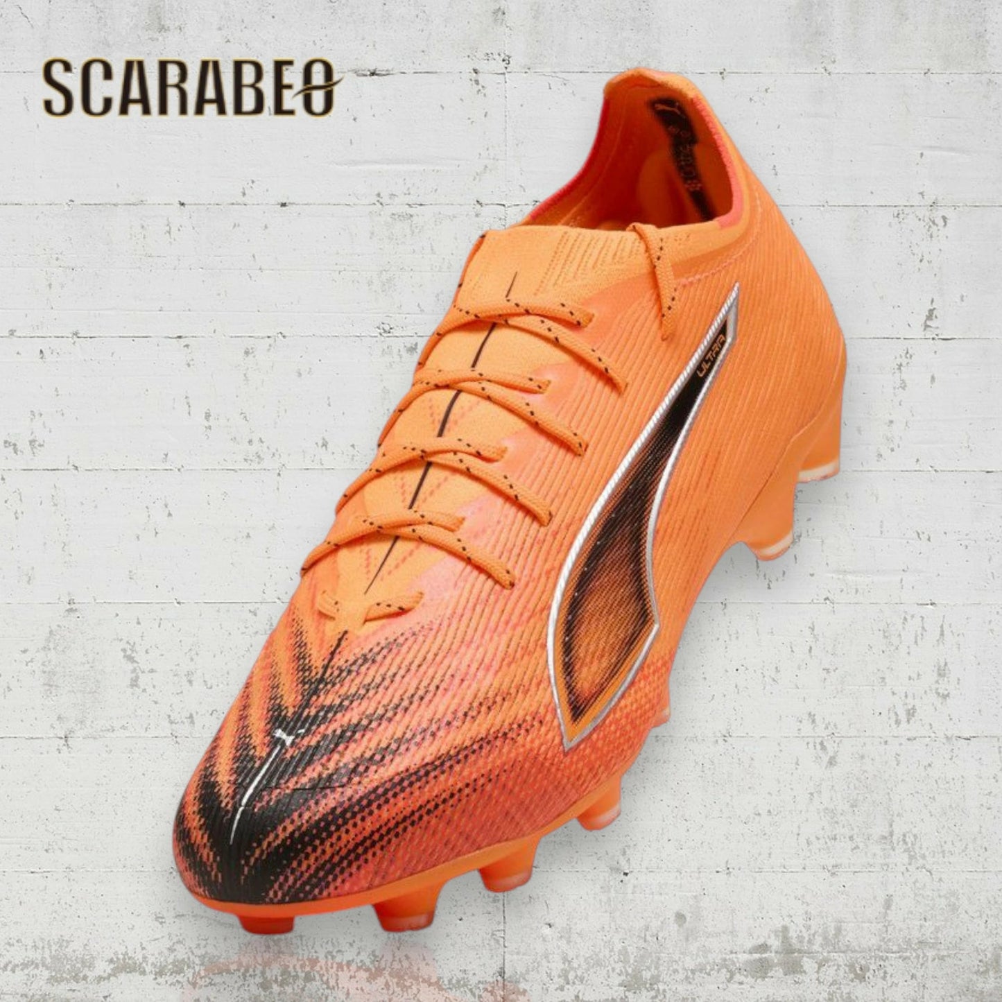 PUMA プーマ サッカースパイク ウルトラ 6 アルティメット HG/AG 108559 03 HOT PURSUIT PACK 土 人工芝 天然芝対応 ヒートファイヤー プーマブラック グローイングレッド メンズ サッカーシューズ 25AW 108559-03