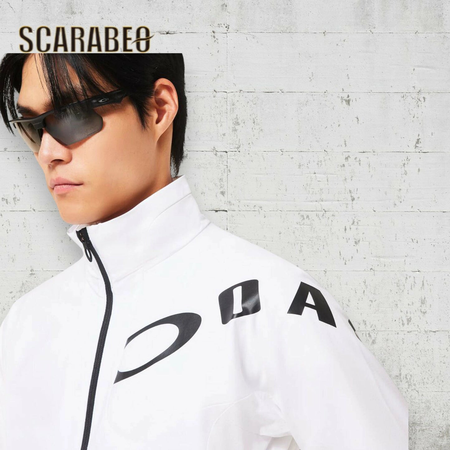 オークリー OAKLEY ジャージ ジャケット メンズ ENHANCE TECH JERSEY JACKET FOA408113 スポーツウェア トレーニング ウインドブレーカー 防風 保温 軽量 吸汗 ホワイト foa408113