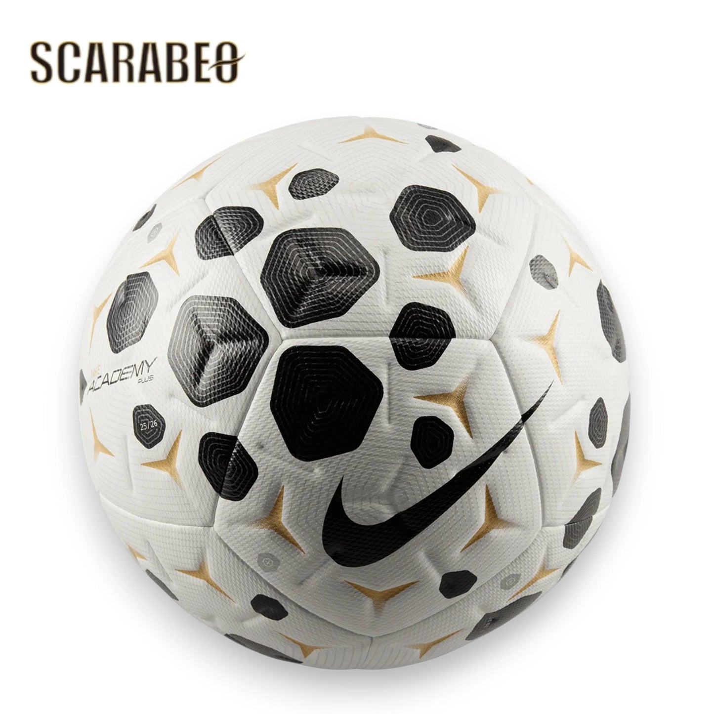 ナイキ NIKE アカデミー プラス 4号球 サッカーボール ホワイト×ブラック ジュニア 練習用 試合用 小学生 フットボール OmniSculpt hv4392-100