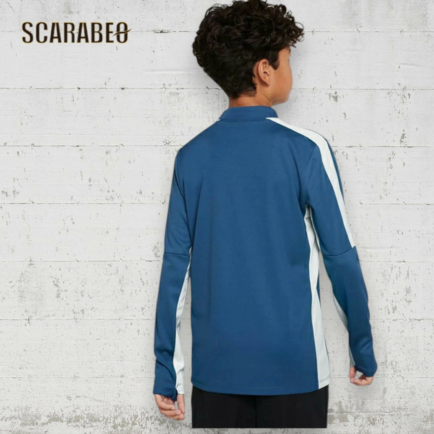 ナイキ NIKE ジュニア サッカーウェア ピステトップ ドライフィット Dri-FIT Academy23J DX5470-476 1/4ジップ 保温 トレーニング dx5470-476