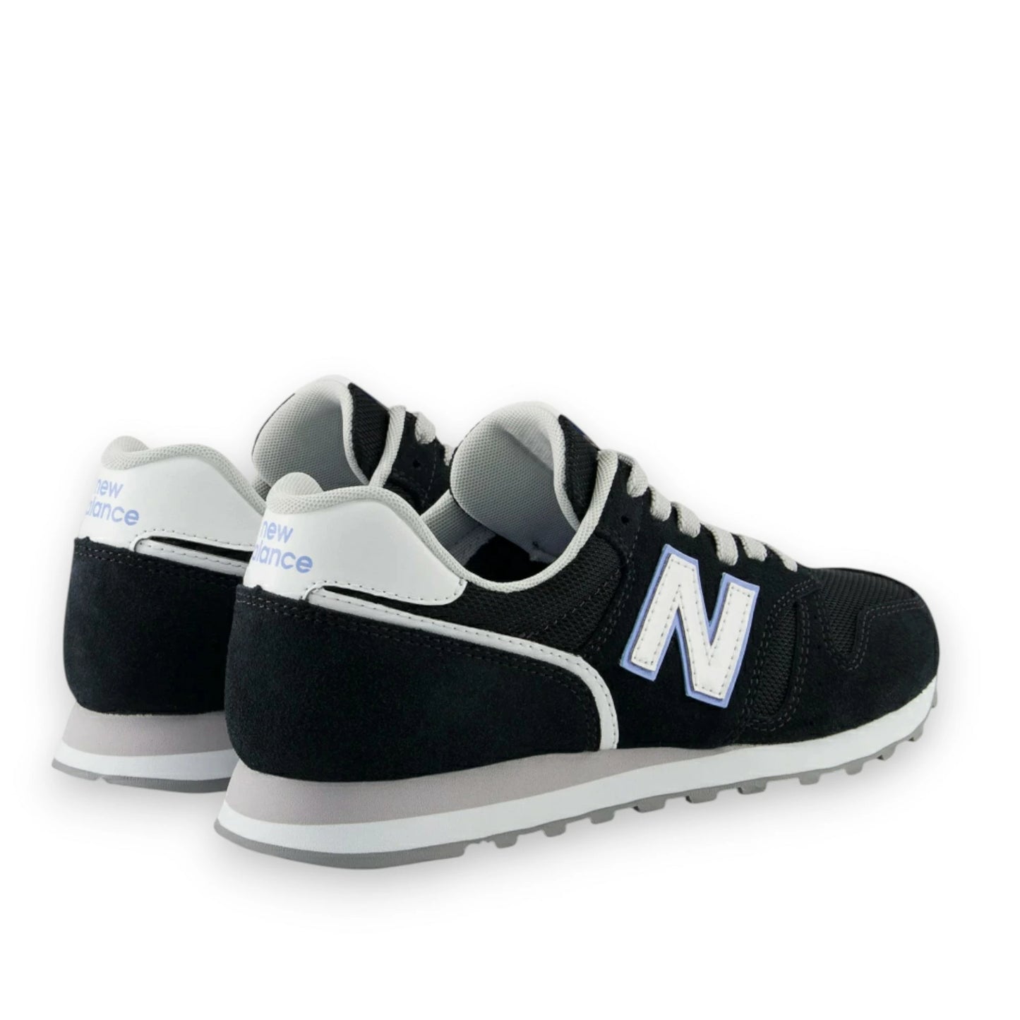 ニューバランス レディース スニーカー WL373 SL2 B ブラック×ブルー New Balance 373 LIFESTYLE 天然皮革 スエード メッシュ ゴム底 婦人靴 ライフスタイルシューズ wl373sl2b