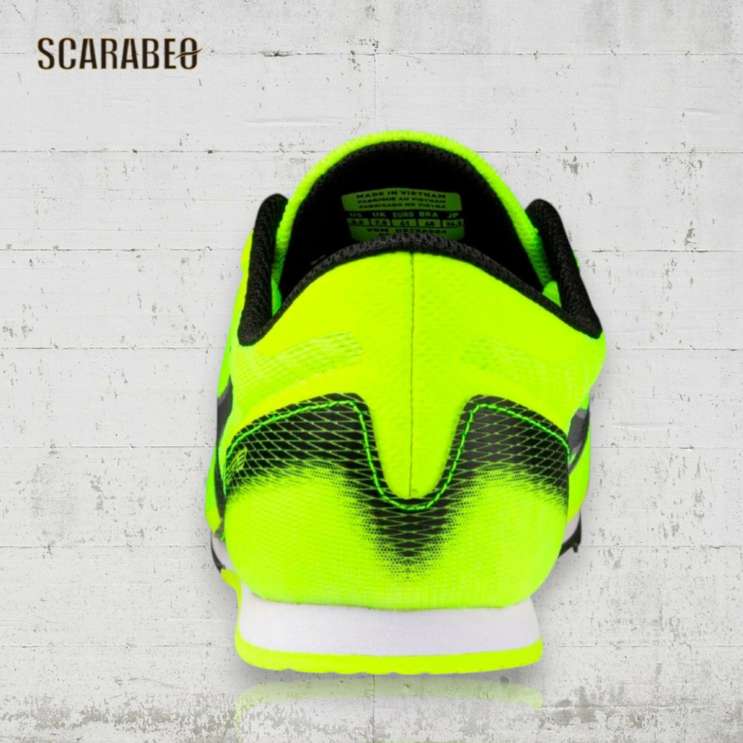 ミズノ 陸上スパイク エックスファースト3 U1GA258004 MIZUNO X FIRST 3 初心者用 短距離 中距離 長距離 走幅跳用 入門モデル 土トラック兼用 2E イエロー×ブラック u1ga258004