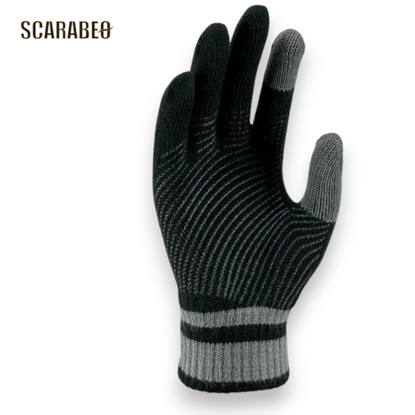 ナイキ 手袋 キッズ ジュニア NIKE YTH ニット テックグリップ グローブ GR スマホ対応 防寒 通学 ブラック/グレー 088 cw3031-088