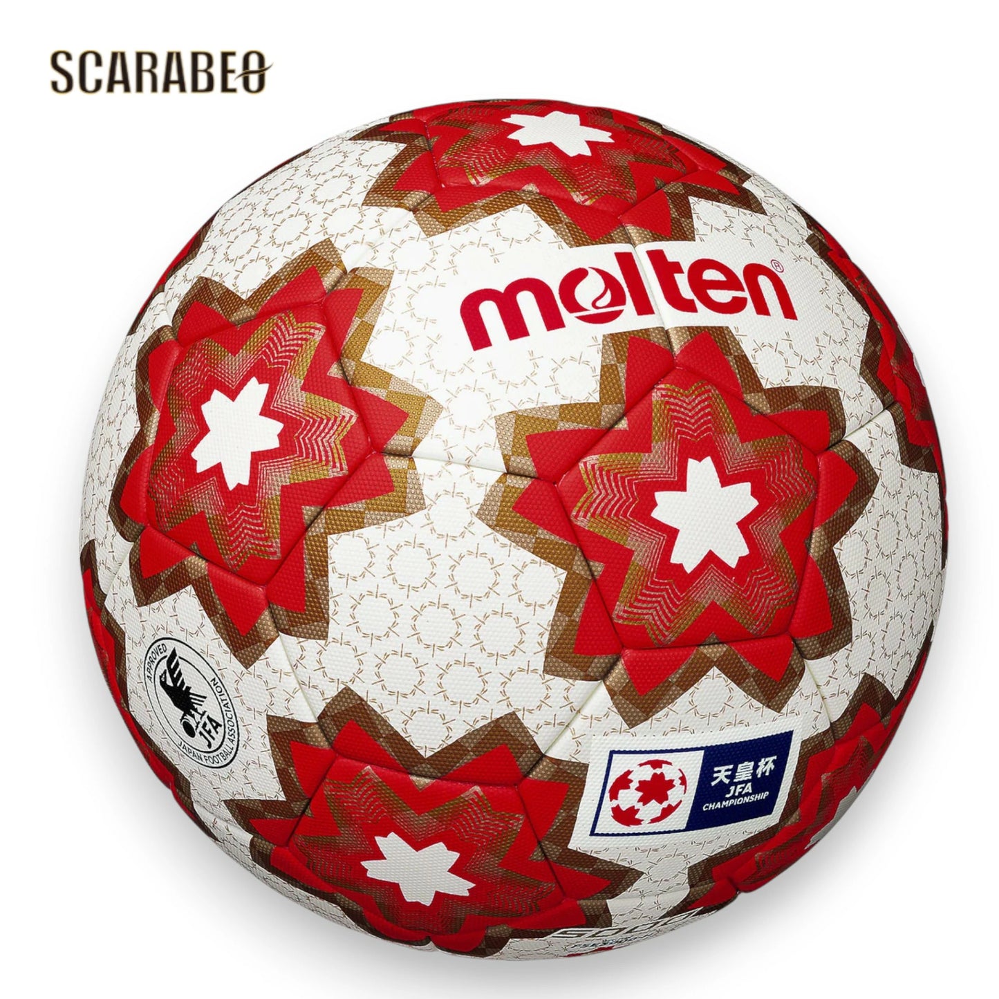 【公式試合球】モルテン molten 天皇杯 サッカーボール 5号球 F5E5000-H アセンテック 人工皮革 芝用 f5e5000