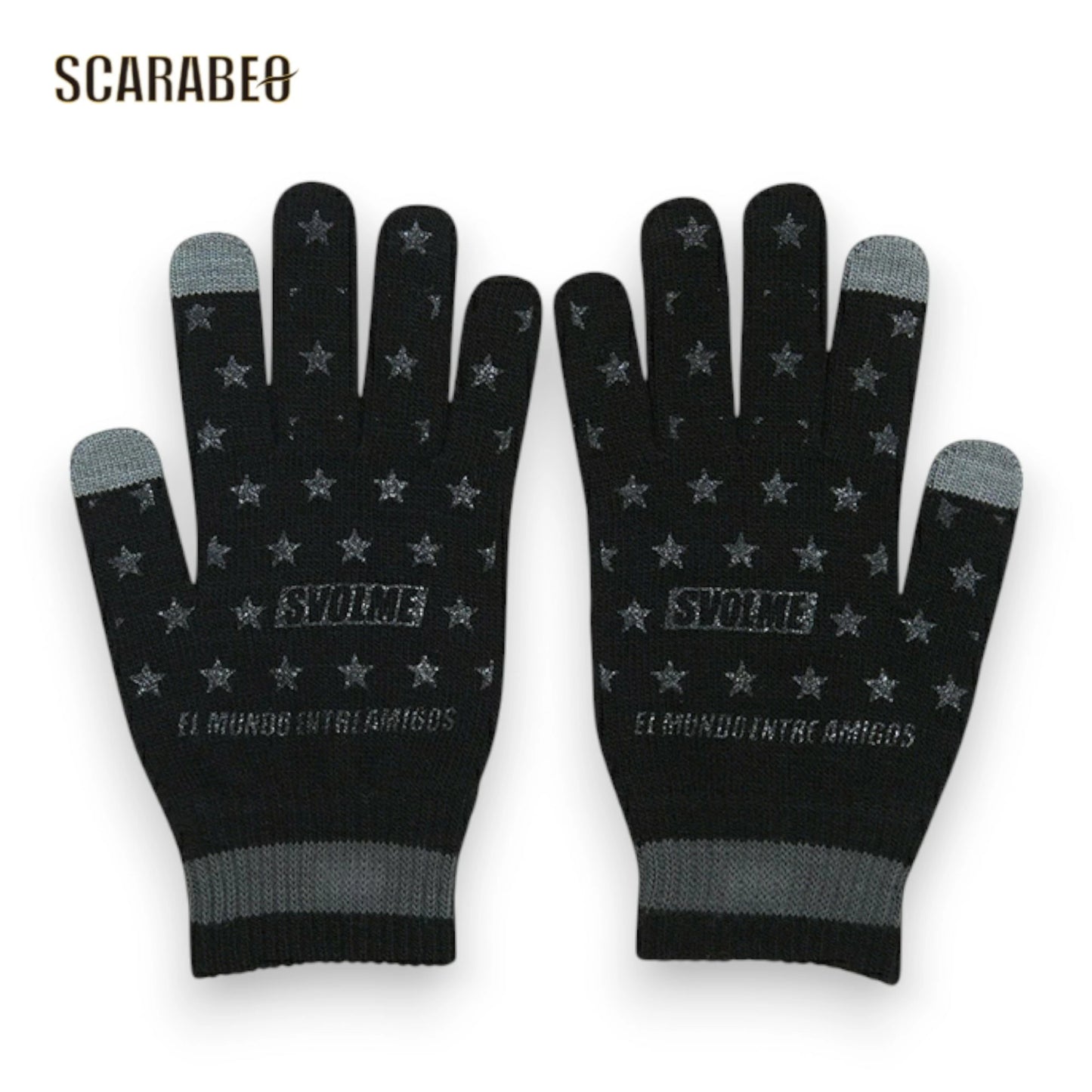 スボルメ ニットグローブ 手袋 フットサル サッカー 防寒 秋冬 メンズ レディース NAVY BLACK 32 10 SVOLME 1223-01229