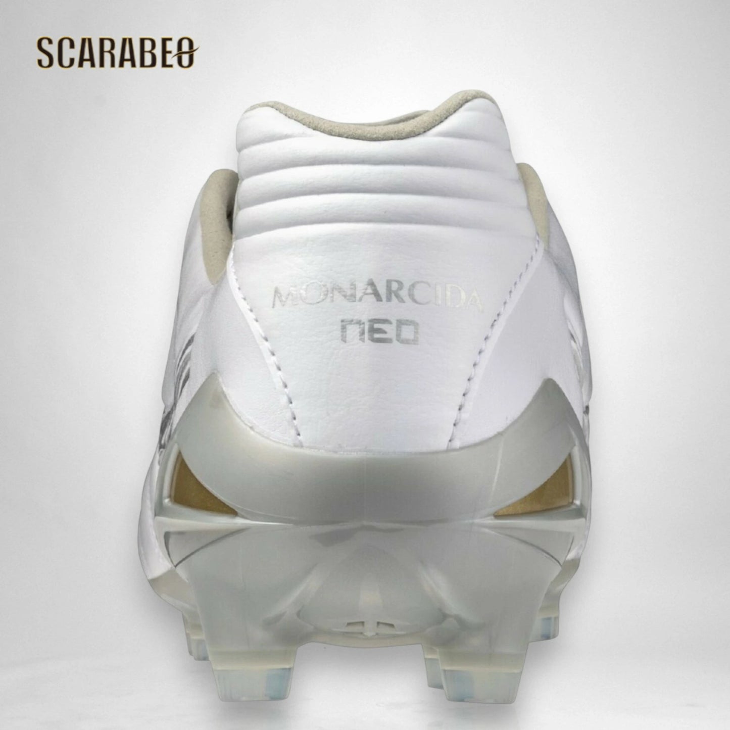 【予約販売】ミズノ MIZUNO モナルシーダNEO III PRO サッカースパイク ユニセックス マイクロファイバー 軽量 柔軟 素足感覚 ゼログライドライトインソール 固定式 ホワイト×シルバー 学生向け p1ga262204