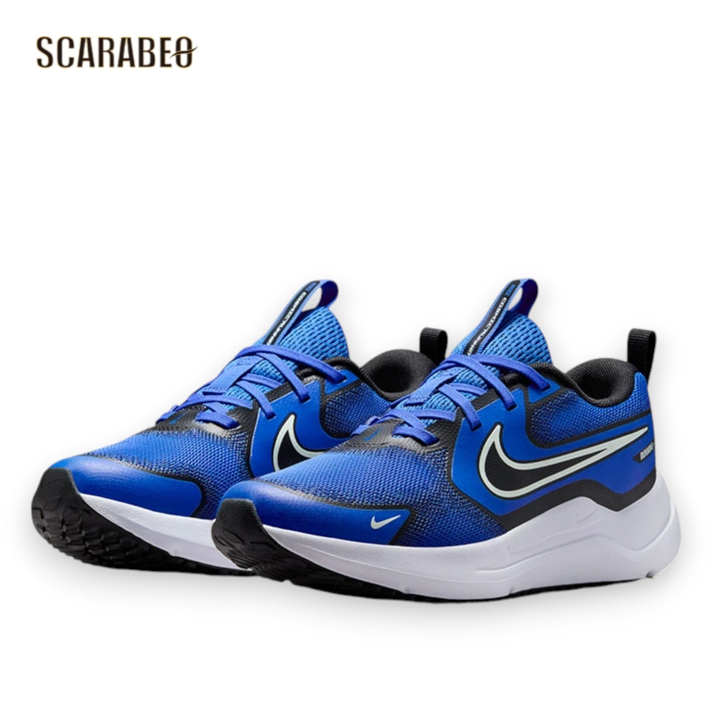 ナイキ コズミック ランナー ジュニア ロード ランニングシューズ NIKE キッズ 子ども ジュニア スニーカー ブルー 青 軽量 通学 部活 陸上 運動靴 ランニング hm4402-407