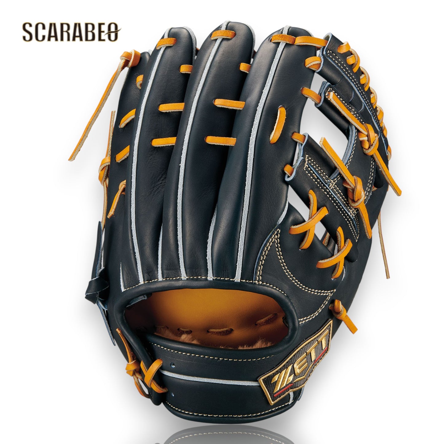野球 硬式 グローブ ゼット プロステイタス SE 内野手用 BPROG565SQ 源田モデル ZETT 限定 硬式グラブ 二塁手 遊撃手 サイズ4 日本製 高校野球対応 ナイトブラック bprog565sq
