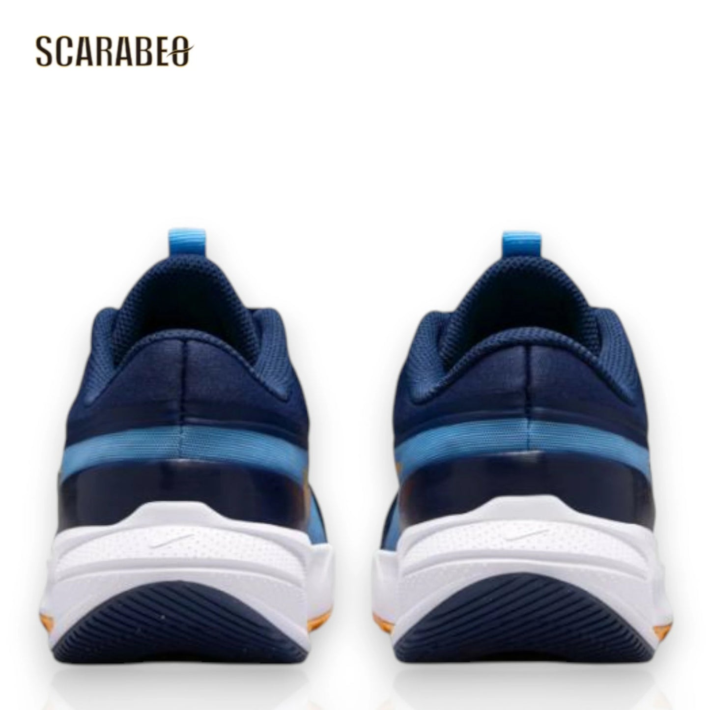 ナイキ スター ランナー 5 GS HF7004-403 ジュニア キッズ スニーカー NIKE 子供靴 ランニングシューズ ネイビー×オレンジ hf7004-403