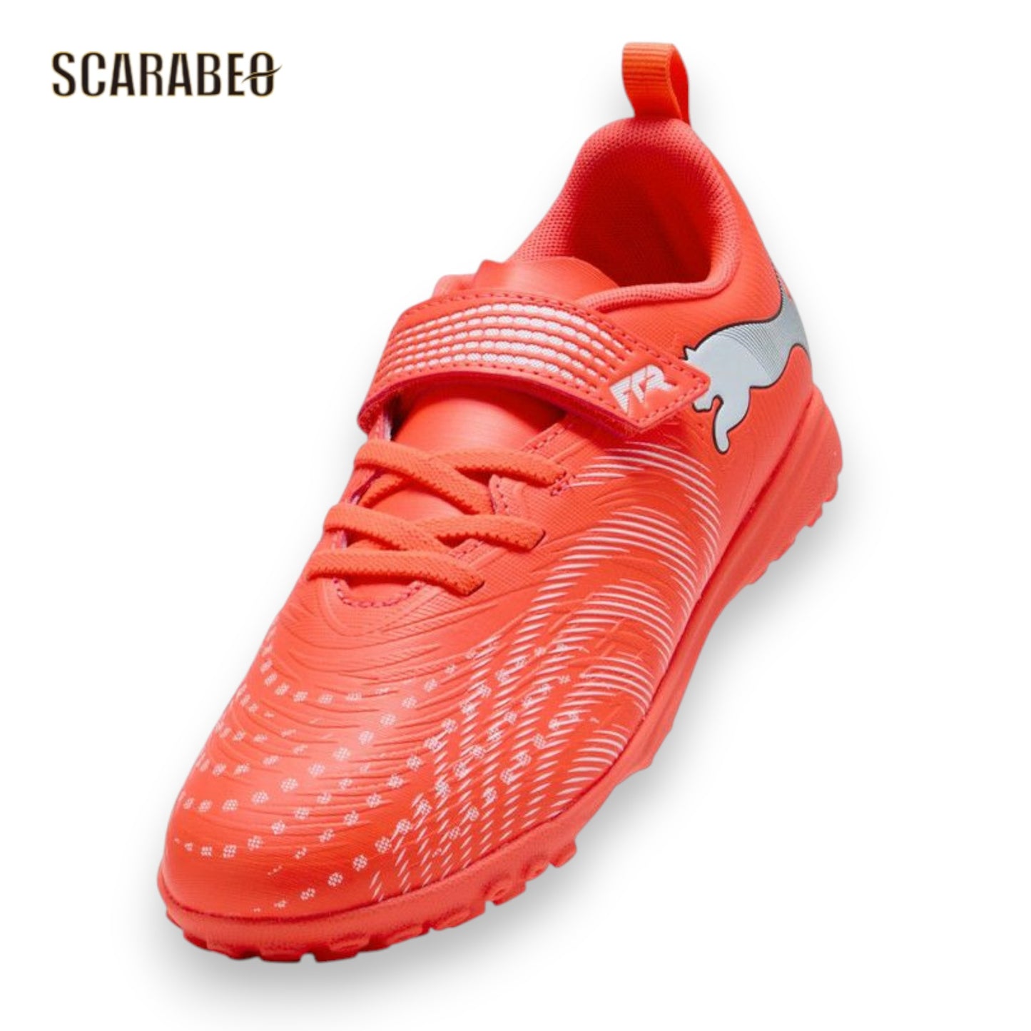 PUMAプーマフューチャー9プレイTTVJRUNLEASHEDPACK108926-01グローイングレッドジュニアサッカートレーニングシューズターフ用108926-01