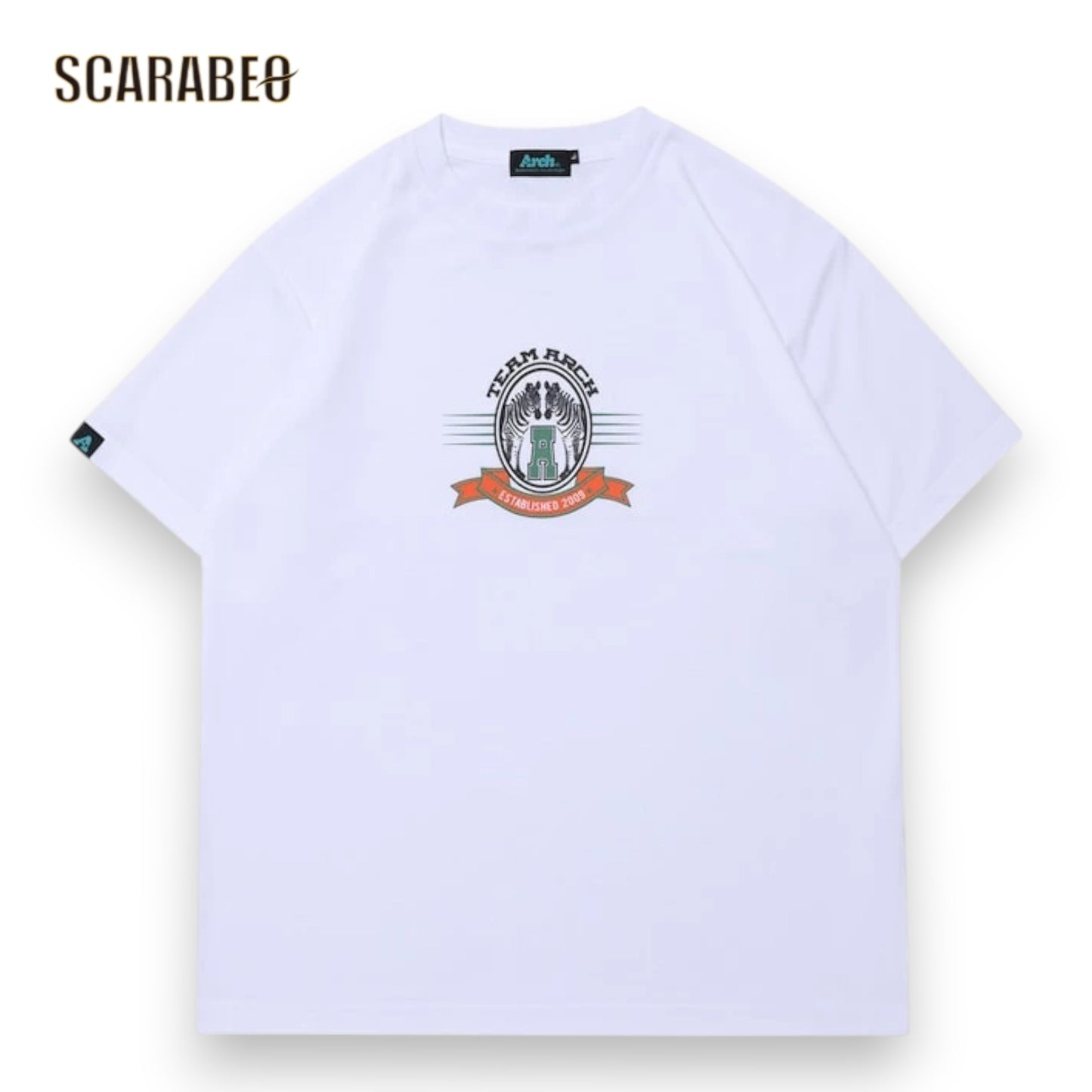 Arch team arch IV tee DRY ホワイト アーチ バスケ 半袖Tシャツ 吸汗速乾 軽量 ライフスタイル t125-162
