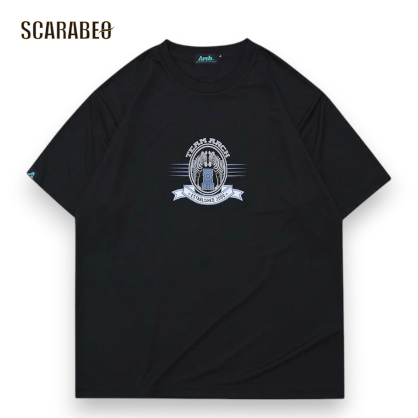Arch team arch IV tee DRY ブラック アーチ バスケ 半袖Tシャツ 吸汗速乾 軽量 ライフスタイルt125-163