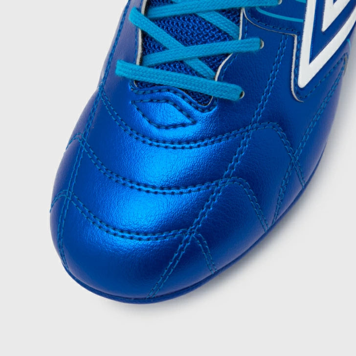 umbro アンブロ アクセレイター RB JR WIDE +GAINA HG ジュニア サッカースパイク ワイド 幅広 オールコート 天然芝 人工芝 土対応 ブルー×ホワイト uf6scsb5j