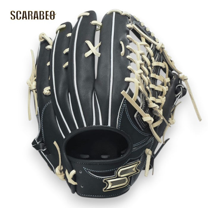 SSK プロエッジ Wシリーズ 硬式 グラブ 外野手用 874型 高校野球対応 右投げ ブラック/キャメル(9012) pkw87426-9012