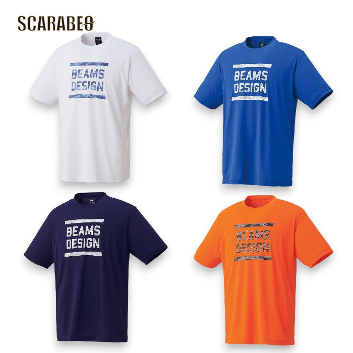 ZETT by BEAMS DESIGN Tシャツ BOT77115 ホワイト ブルー ネイビー オレンジ メンズ 半袖 メッシュ 吸汗速乾 軽量 スポーツTシャツ トレーニングウェア bot77115