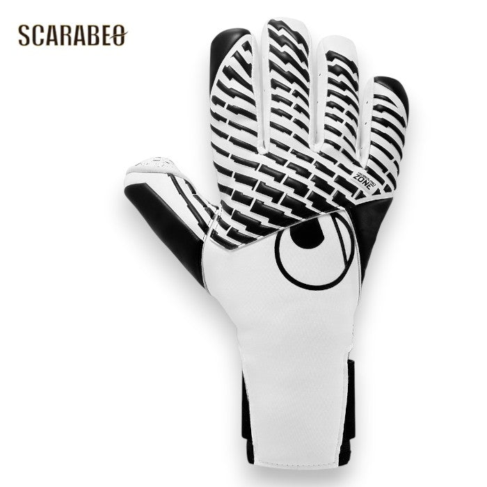 Uhlsport ウールシュポルト GKグローブ ファングマシーネ スーパーグリップ+ ハーフネガティブ 1011396 01 キーパーグローブ サッカー ゴールキーパー用 高グリップ 試合用 1011396-01