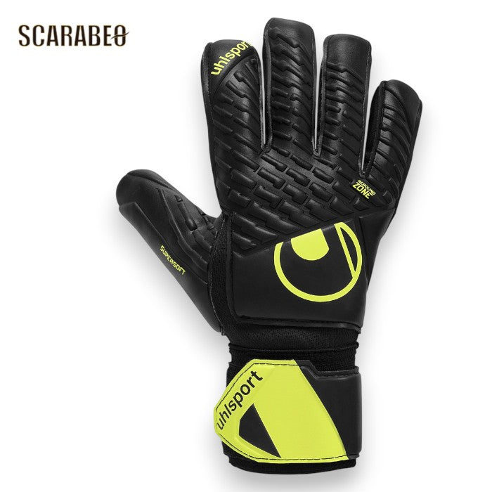 Uhlsport ウールシュポルト GKグローブ スーパーソフト ハーフネガティブ フレックスフレーム 1011400-01 キーパーグローブ サッカー 指保護 試合用 1011400-01