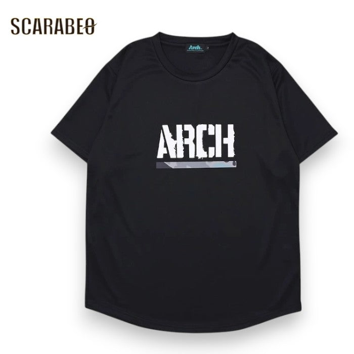 Arch アーチ バスケ Tシャツ 半袖 DRY duck camo tee ブラック 吸汗速乾 カモ柄 バスケットボール トレーニングウェア メンズ レディース t126-102