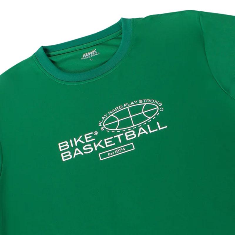 BIKE バイク バスケットボール Tシャツ メンズ 半袖 プラクティスTシャツ BK6700 練習着 吸汗速乾風 ポリエステル bk6700