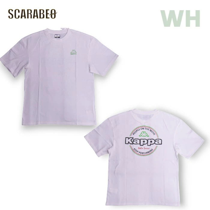 Kappa カッパ 半袖Tシャツ メンズ レディース スポーツTシャツ トレーニングウェア 吸汗速乾 ブラック ネイビー ホワイト 216925