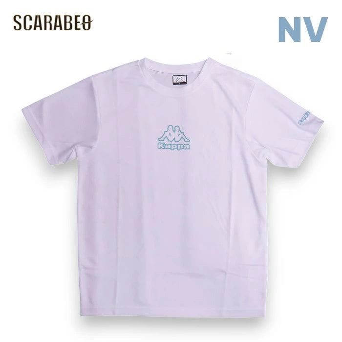 Kappa カッパ 半袖シャツ メンズ レディース スポーツシャツ トレーニングウェア 吸汗速乾 ブラック ネイビー ホワイト 216926