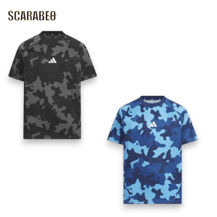 adidas アディダス 半袖Tシャツ CAMO PACK AOP F5706 メンズ カモ柄 総柄 ルーズフィット ダブルニット スポーツウェア リフレクター 2026SS f5706