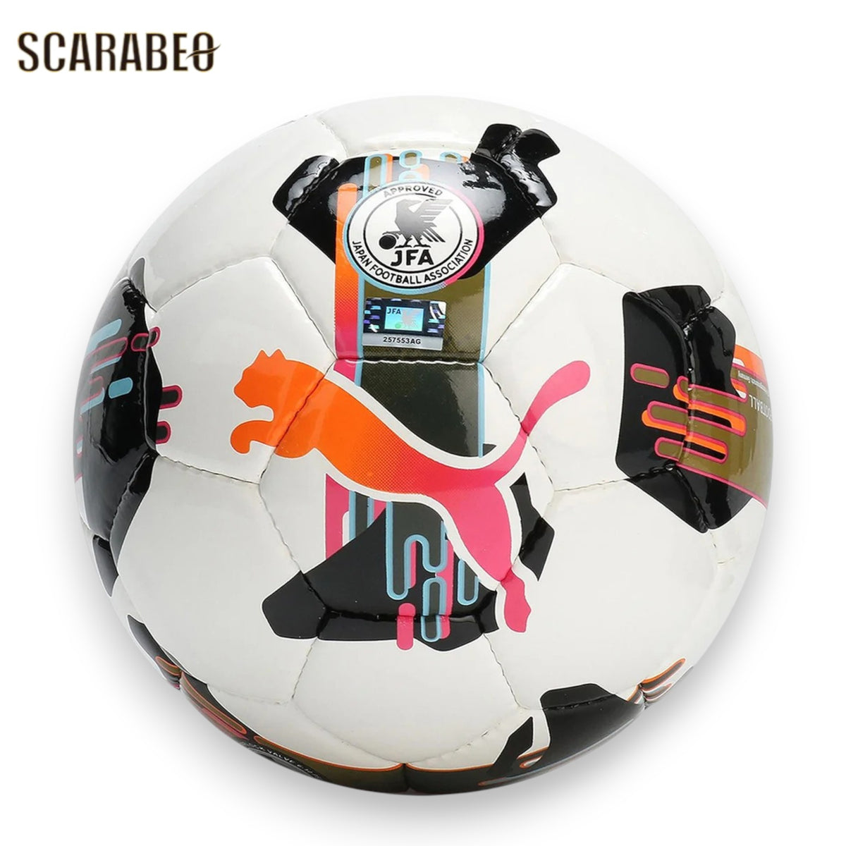 PUMA オービタ5 HS 4号球 サッカーボール ORBITA JFA検定球 公式試合対応 プーマ ホワイト マルチカラー 084575-01