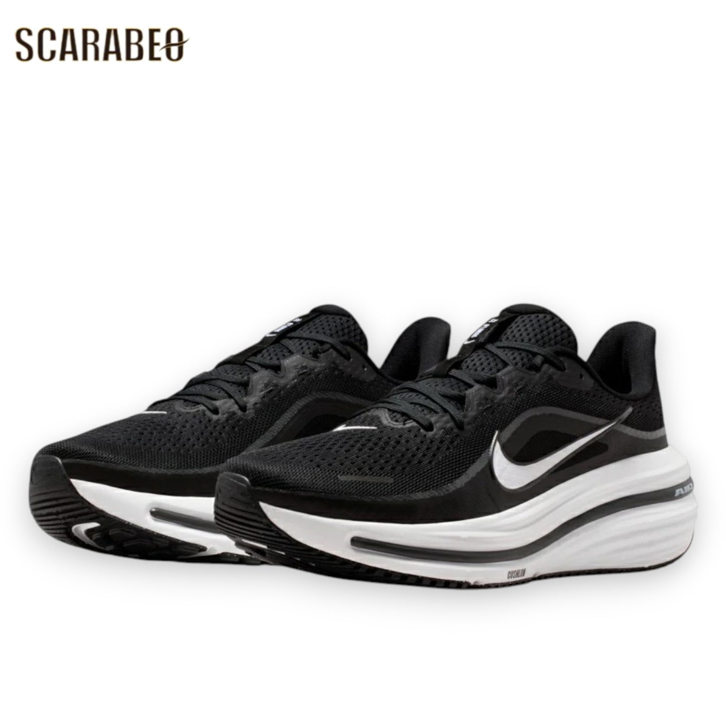 ナイキ ランニングシューズ メンズ エア ウィンフロー12 WINFLO 12 HV9272-002 NIKE ブラック ホワイト Air クッション 高反発 ジョギング トレーニング 部活 マラソン スニーカー hv9272-002
