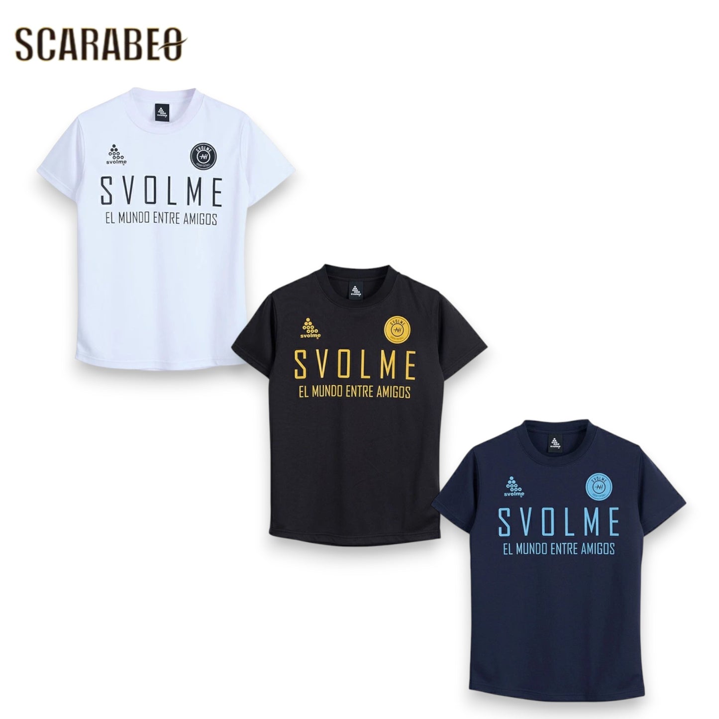 SVOLME スボルメ ジュニア 半袖 プラシャツ ロゴプラT 26SS 吸水速乾 UVカット 抗菌防臭 サッカー フットサル トレーニングウェア 子供用 キッズ JR 1261-56900 1261-56900