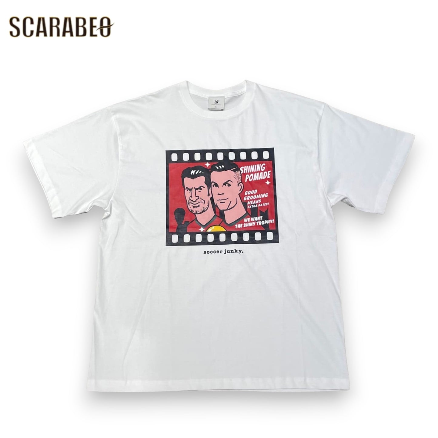 Soccer Junky サッカージャンキー 半袖Tシャツ POR+10 プレミアムTEE メンズ JERRYコラボ サッカー フットサル カジュアル 綿100% jr26c00