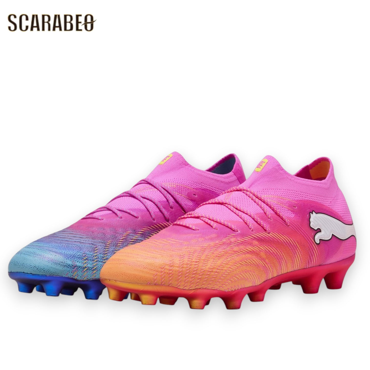 【5月28日発売】PUMA プーマ フューチャー 9 アルティメット HG/AG SHOWTIME PACK サッカースパイク 108898-05 土 人工芝 天然芝対応 ポイズンピンク 108898-05