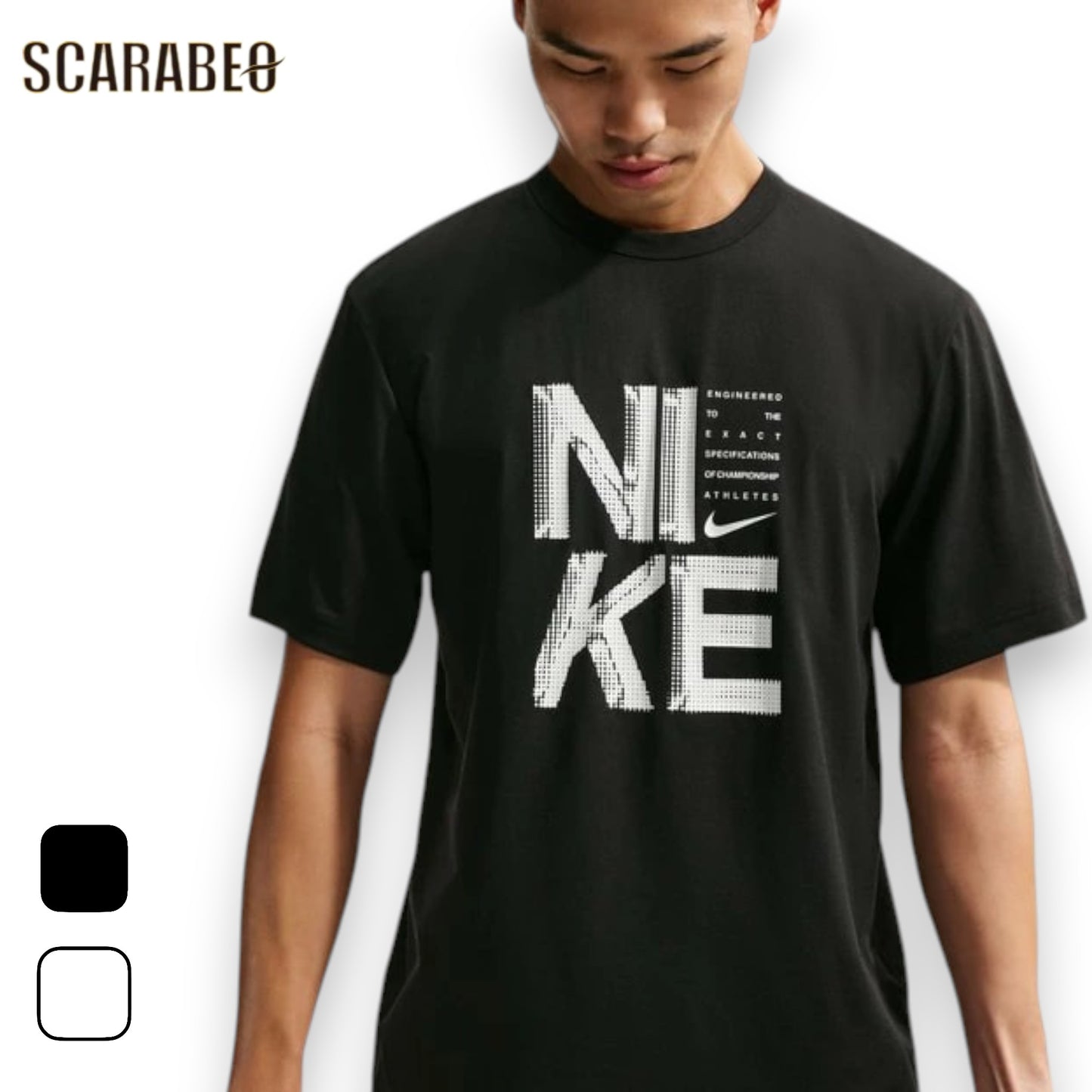 Nike ナイキ Dri-FIT ハイバース GFX フィル 半袖Tシャツ メンズ IF2779 吸汗速乾 ドライ トレーニング スポーツウェア ブラック ホワイト 2026SS if2779