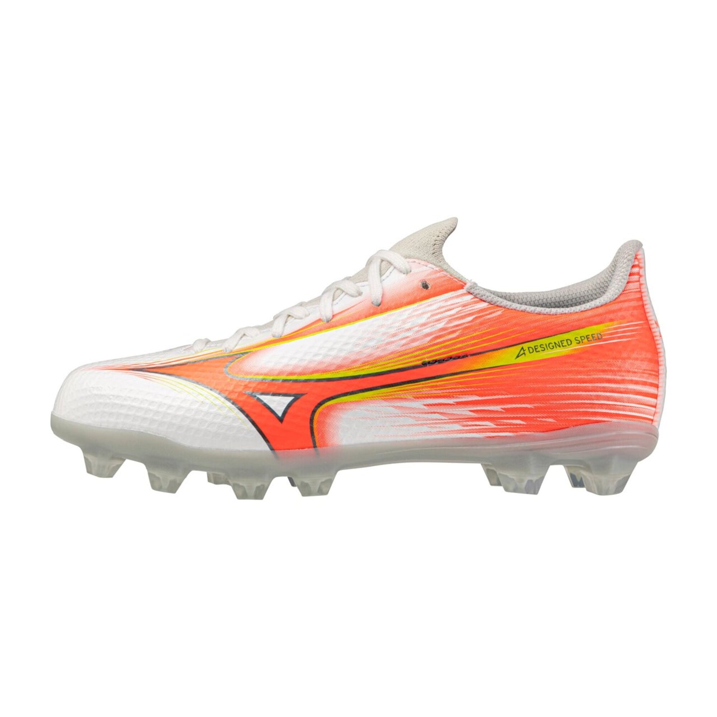 ミズノ アルファ 3 SELECT ジュニア PRISM WHITE PACK サッカースパイク ジュニア ワイドフィット 固定式スパイク MIZUNO ALPHA 3 SELECT Jr p1gb266554