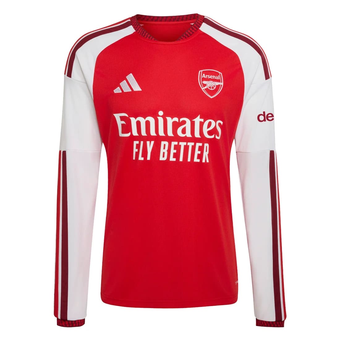 アーセナル 26/27 ホーム レプリカ ユニフォーム 長袖 ベタースカーレット adidas アディダス Arsenal FC 長袖 レプリカシャツ ホームモデル dvs84