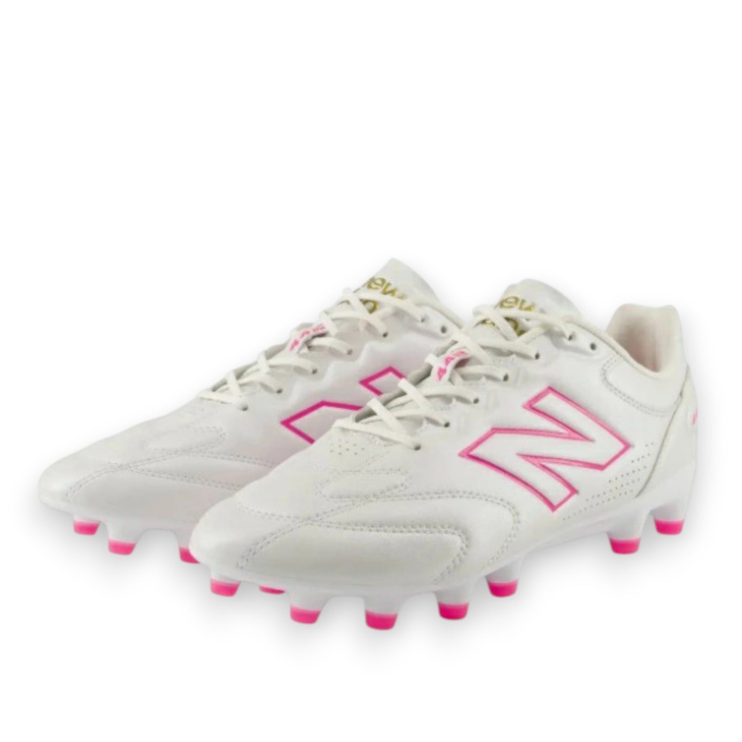 ニューバランス 442 PRO HG V3 2E U42H5TE2E ホワイト ピンク New Balance サッカースパイク ワイド 幅広 HG AG u42h5te2e