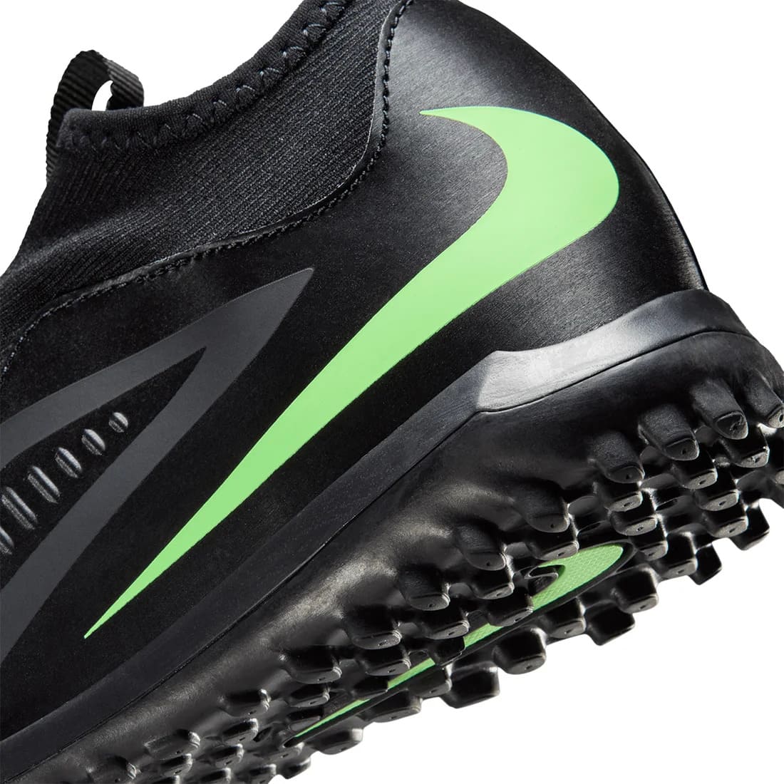 ナイキ ジュニア ファントム 6 HIGH アカデミー TF ブラック グリーン NIKE Phantom 6 Academy TF ジュニア トレーニングシューズ サッカー ターフ 人工芝 hq2049-001
