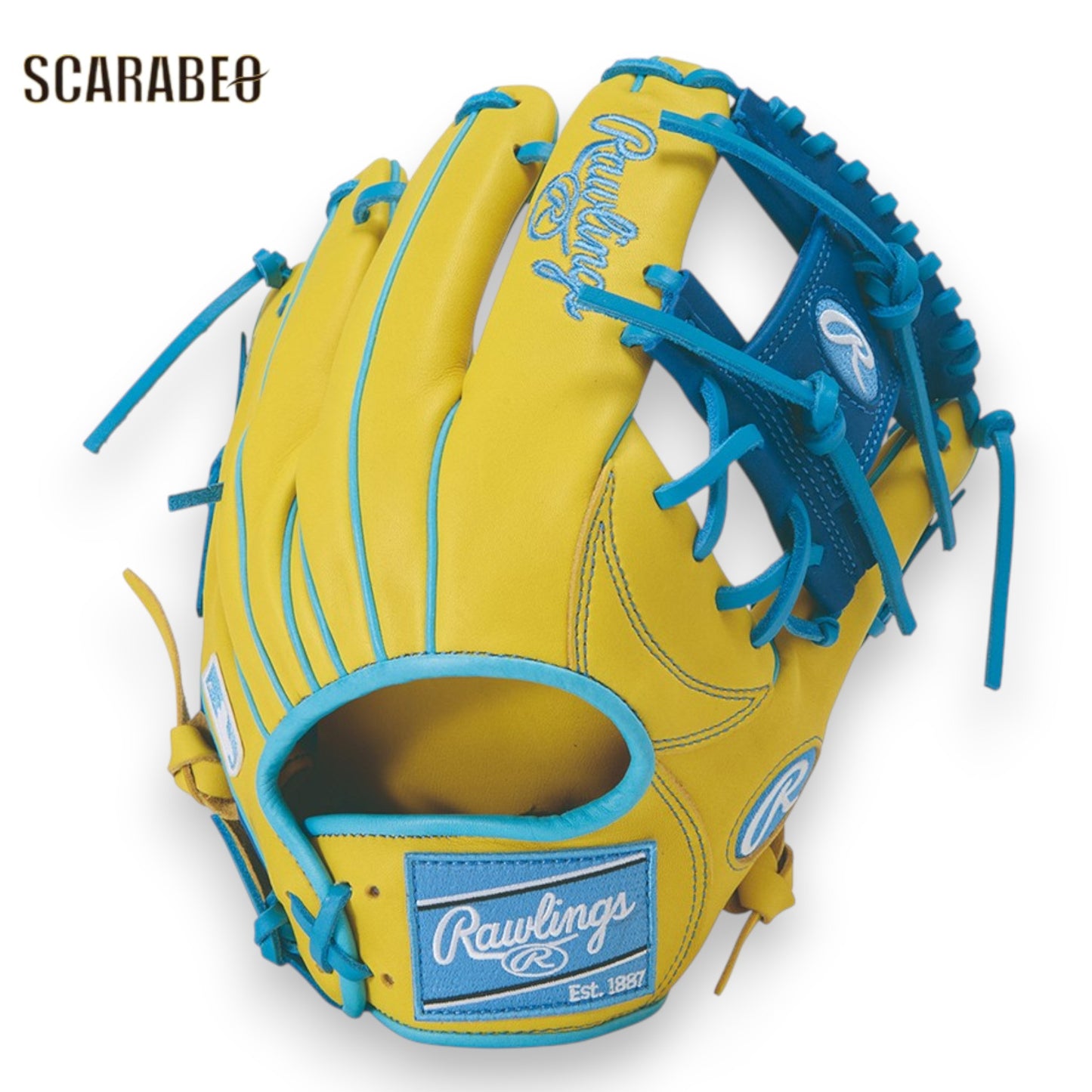 ローリングス 軟式 HOH MLB COLOR SYNC 内野手用 11.75インチ Rawlings 軟式グローブ 野球 グラブ イエロー ロイヤル HOH メジャースタイル gr6hm935fs
