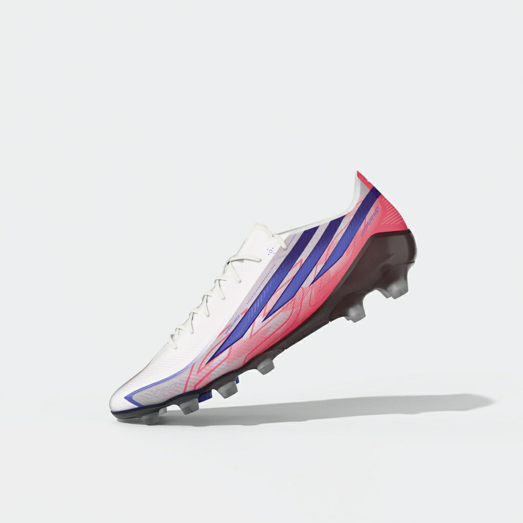 アディダス F50 HYPERFAST ELITE HG/AG JAPAN KK1038 ホワイト パープル adidas サッカースパイク エリート 土 人工芝 天然芝 CHAOS VS CONTROL PACK kk1038