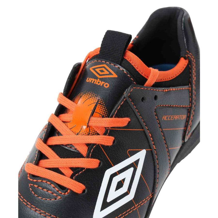 アンブロ アクセレイター TR JR WIDE ジュニア トレーニングシューズ UMBRO ACCERATOR ワイド 幅広 キッズ サッカー トレシュー 人工芝 土 ブラック オレンジ uf6fcst1j