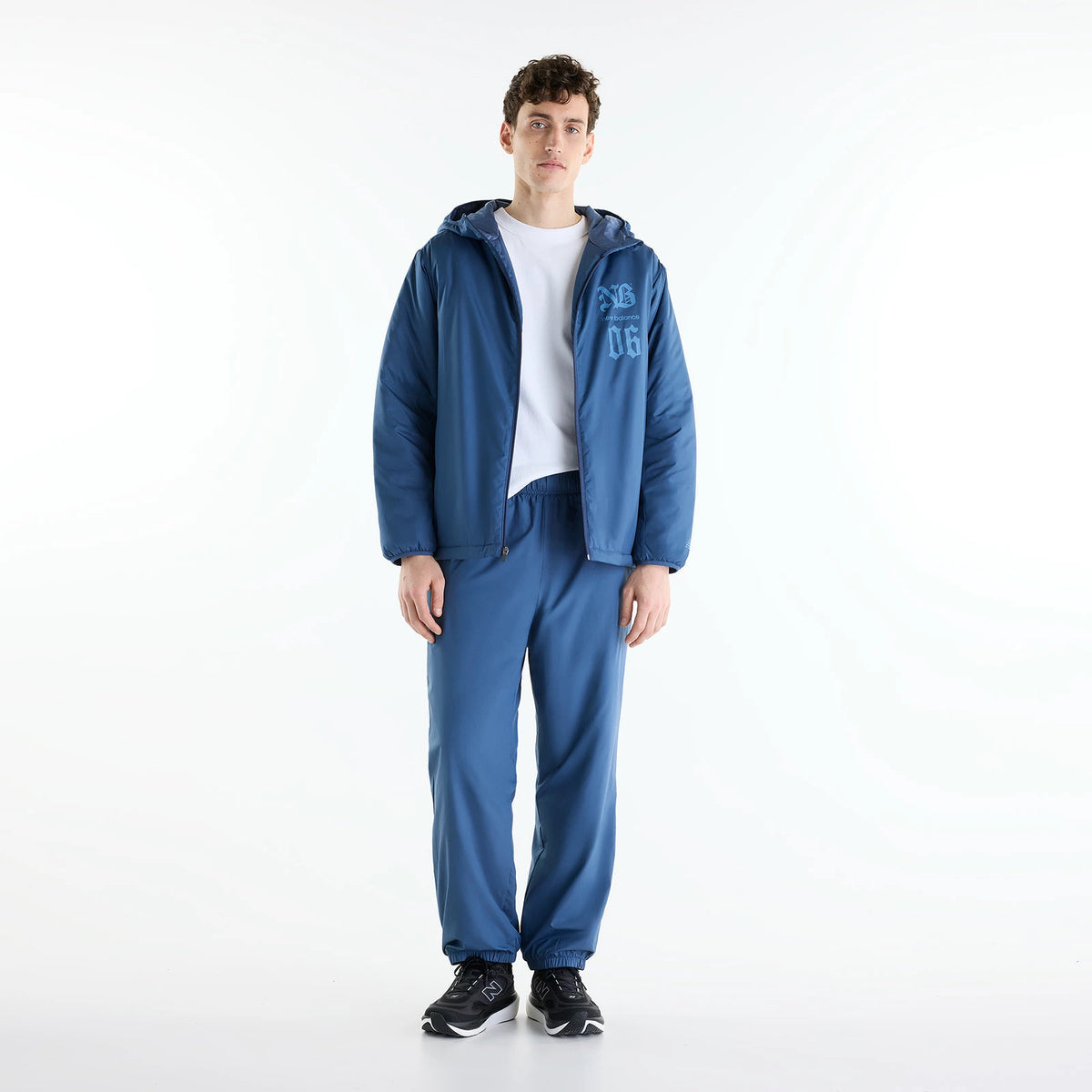 ニューバランスNEWBALANCEメンズウーブントラックパンツ裏トリコット起毛ジョガーパンツ撥水リラックスフィット秋冬ヴィンテージインディゴMB6240FXmb6240fx-vti