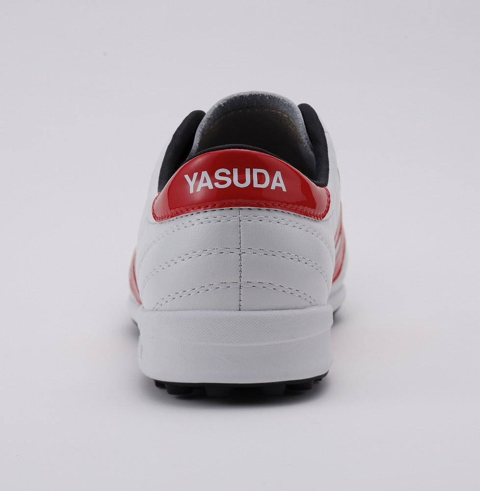 YASUDA ヤスダ サッカートレーニングシューズ リガレスタ TF ホワイト×レッド フットサル F20003-0102 Ligaresta