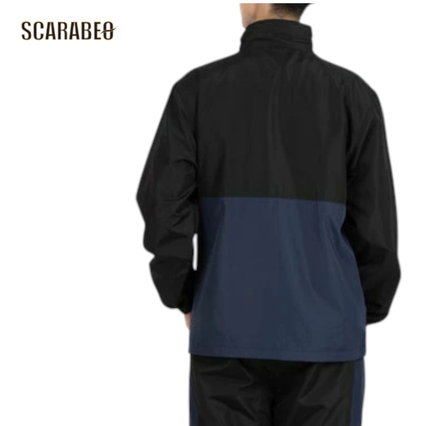 フィラ ウィンドジャケット メンズ 裏トリコット起毛 防風 FILA TRICOT LINING WIND J カジュアル アウター ブラック ネイビー