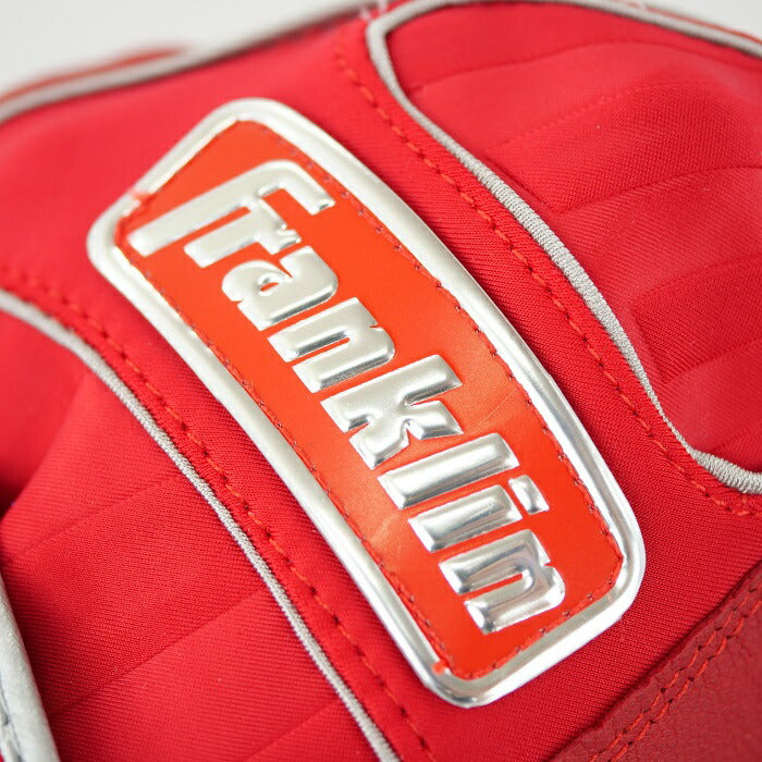 フランクリン 【Franklin】 バッティンググローブ(両手用) パワーストラップ クロム レッド 赤 POWERSTRAP CHROME 20493 野球用 バッティング手袋 大人 一般 MLB メジャーリーグ