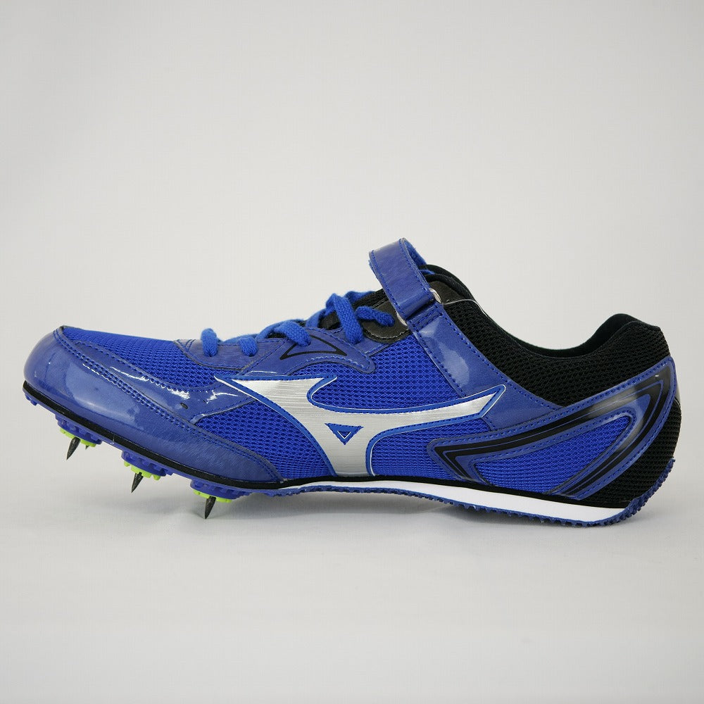 ミズノ 陸上 スパイク シティウスウィング2 ワイド U1GA172509 ブルー×シルバー×ブラック MIZUNO